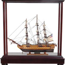 Load image into Gallery viewer, Hand Painted Model Boat Tabletop Sculpture (401932) - Brown
