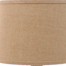 Load image into Gallery viewer, 26" Metal Table Lamp With Brown Drum Shade - Gray
