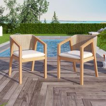 Load image into Gallery viewer, Patio Dining Chair (Set of 2) - Light Teak
