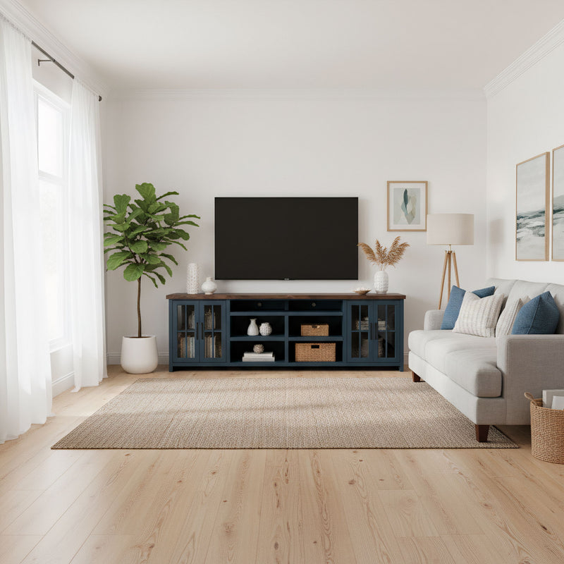 TV Stand Console & Cable Management