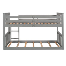 Load image into Gallery viewer, Twin Over Twin Bunk Bed with Ladder, Gray (Old SKU:LP000107AAE)
