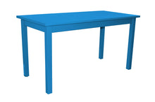 Load image into Gallery viewer, 60" Solid Wood Dining Table - Caribbean Blue
