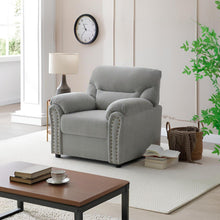Load image into Gallery viewer, Hamilton - Chair With Hand Applied Nailhead Trim And Pillow Top Arm Cushions
