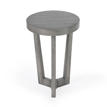 Load image into Gallery viewer, 24" Manufactured Wood Round End Table - Gray
