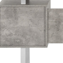 Load image into Gallery viewer, 60" White and Gray Computer Desk With Three Drawers

