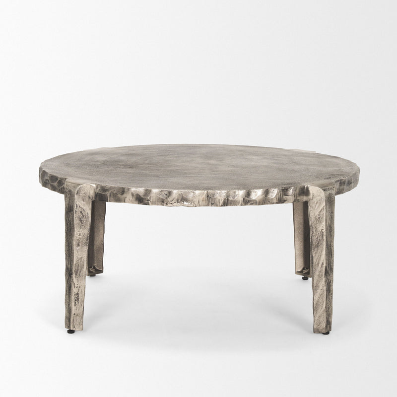 Round Coffee Table - Silver