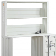 Load image into Gallery viewer, 47" White Metal Writing Desk
