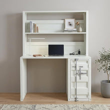 Load image into Gallery viewer, 47" White Metal Writing Desk
