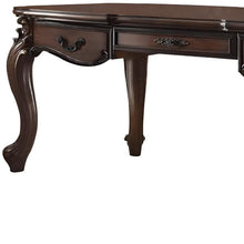 Load image into Gallery viewer, 72" Dark Brown Wood Executive Desk With Three Drawers
