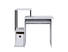Load image into Gallery viewer, 37" Antiqued White Computer Desk
