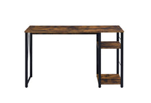 Load image into Gallery viewer, 47" Brown and Black Writing Desk
