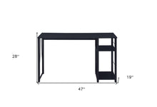 Load image into Gallery viewer, 47" Black Writing Desk
