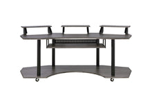 Load image into Gallery viewer, 83" Black Music Recording Studio Desk

