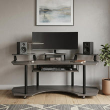 Load image into Gallery viewer, 83" Black Music Recording Studio Desk
