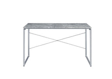 Load image into Gallery viewer, 47" Gray and Black Writing Desk
