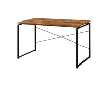 Load image into Gallery viewer, 47" Brown and Black Writing Desk
