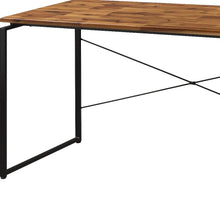 Load image into Gallery viewer, 47" Brown and Black Writing Desk
