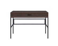 Load image into Gallery viewer, 42" Brown and Black Writing Desk
