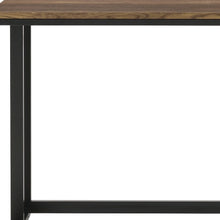 Load image into Gallery viewer, 47" Brown and Black Writing Desk
