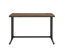 Load image into Gallery viewer, 47" Brown and Black Writing Desk
