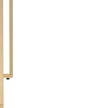 Load image into Gallery viewer, 48" White and Gold Writing Desk

