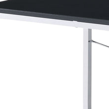 Load image into Gallery viewer, 47" Black and Silver Writing Desk
