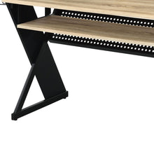 Load image into Gallery viewer, 47" Natural and Black Music Desk

