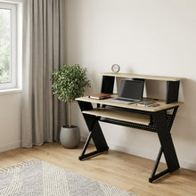Load image into Gallery viewer, 47" Natural and Black Music Desk
