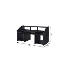 Load image into Gallery viewer, 71" Black Music Desk
