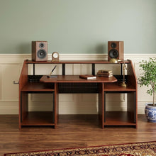 Load image into Gallery viewer, 71" Brown Music Desk
