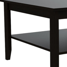 Load image into Gallery viewer, 22" Brown and Black Open shelving Bar Cart and Coffee Table
