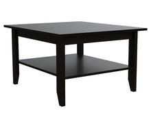 Load image into Gallery viewer, 22" Brown and Black Open shelving Bar Cart and Coffee Table
