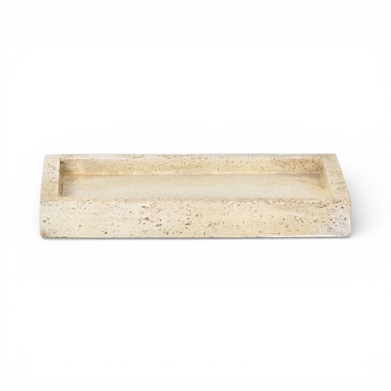 Resin Handmade Trinket Tray - Beige