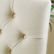 Load image into Gallery viewer, Harriet - Tufted Dining Chair Set Modern Farmhouse Style - Ivory Linen
