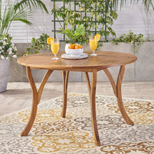 Load image into Gallery viewer, Hermosa - Outdoor Acacia Wood Table Circular Design
