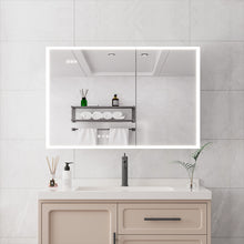 Load image into Gallery viewer, Bathroom Medicine Cabinet With Lights, LED Medicine Cabinet With Mirror, Lighted Medicine Cabinet With Defogger
