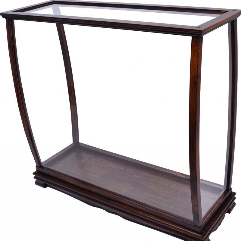 14" Glass Standard Display Stand - White
