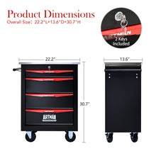 Load image into Gallery viewer, Drawer Multifunctional Tool Cart With Wheels For Garage
