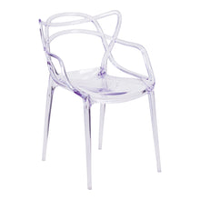 Load image into Gallery viewer, Acrylic Open Back Dining Arm Chair - Clear
