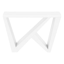 Load image into Gallery viewer, 32" Wood Abstract End Table - White
