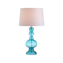 Load image into Gallery viewer, Urn Table Lamps With Drum Shades (Set of 2) - Aqua
