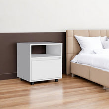 Load image into Gallery viewer, 21" One Drawer Nightstand With Integrated Tech - White
