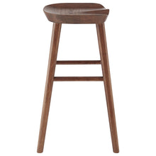 Load image into Gallery viewer, Backless Counter Height Bar Chair - Brown
