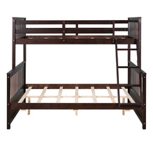 Load image into Gallery viewer, Twin-Over-Full Bunk Bed with Ladders and Two Storage Drawers(Espresso)( old sku:LT000165AAP）
