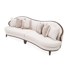 Load image into Gallery viewer, Camellia Field - 2-Piece Chenille Sofa - Beige / Dark Brown
