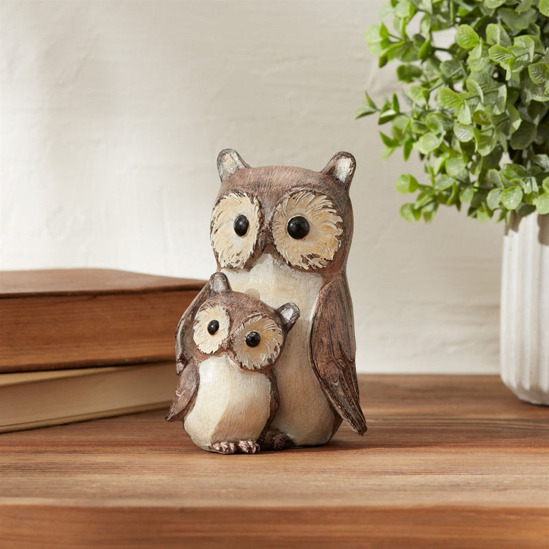 Poly Figurine Tabletop Sculpture (Set of 4) (592974) - Brown