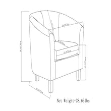 Load image into Gallery viewer, Austin - Handcrafted Tub Chair

