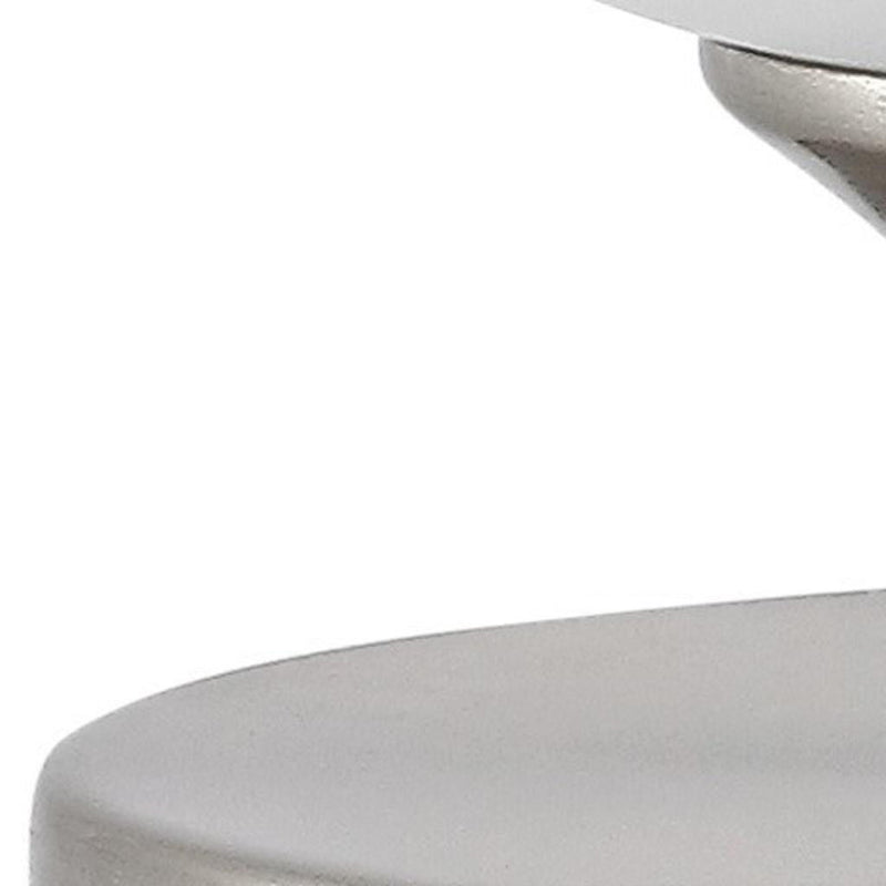 6" Novelty USB Table Lamp With Globe Shade - Nickel