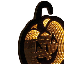 Load image into Gallery viewer, Halloween Jack-O-Lantern Tabletop Sign With LED (633943) - Orange / Black / Yellow
