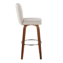 Load image into Gallery viewer, Henry - Contemporary Fixed Height Barstool With Swivel With Round Footrest (Set of 2)
